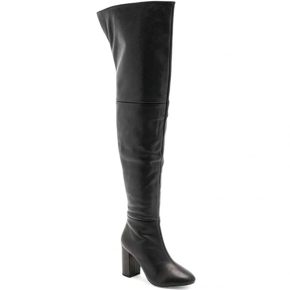RAYE Aries Leather Thigh-High Boot With Box